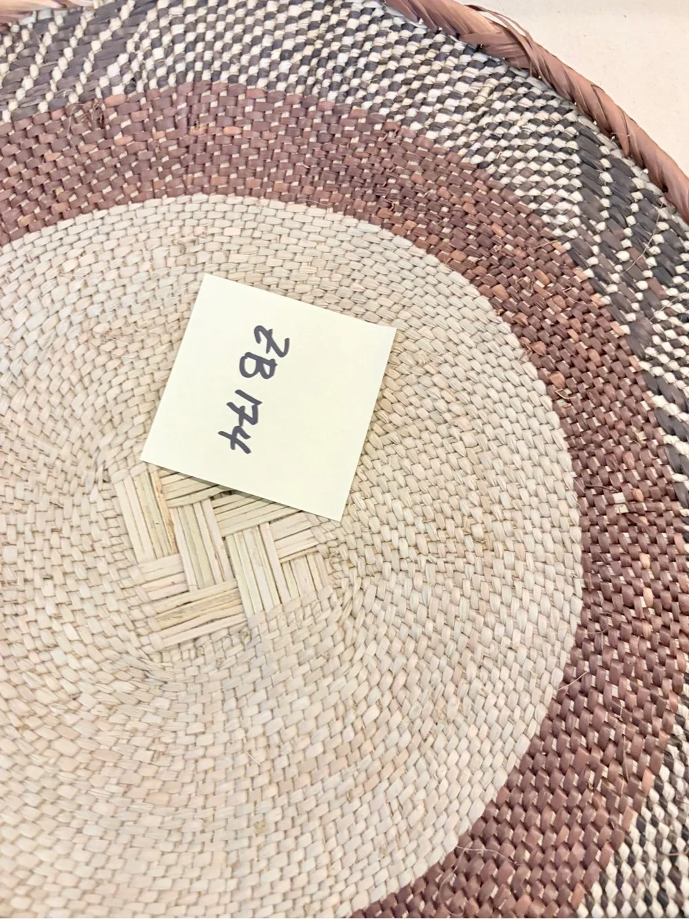 One of a Kind! NEW Woven Basket. Made by Binga people of Zambia Zimbabwe Africa
